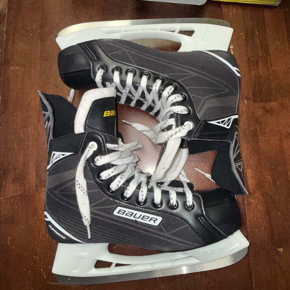Bauer Supreme S140 Ice Hockey Skates Mens 10R US Shoe 11.5 Black Lightspeed Pro